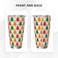thumbnail image 3 of Vsdgher Colorful Frogs 20 Oz Stainless Steel Vacuum Insulated, Travel Mug Coffee Cup for Home, Office, Outdoor Works Great for Ice Drinks and Hot Beverage -Straw Two-piece Set, 3 of 8