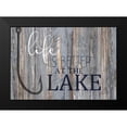 thumbnail image 2 of Kimberly, Allen 14x11 Black Modern Framed Museum Art Print Titled - Better at the Lake, 2 of 5