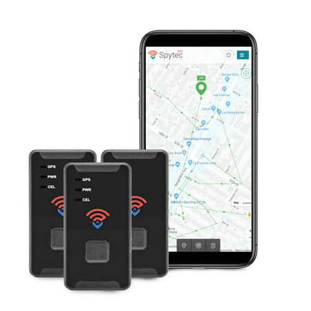 Spytec STI GL300MA GPS Tracker- 4G LTE Mini Real Time GPS Tracking Device Pack of 3 for Vehicles, Kids, Pets, Spouses,