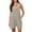Gray, variant on Women's Summer Pocket Camisole Shorts Romper with Romper Shorts
