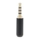 thumbnail image 4 of 6Pcs 4-Pole 3.5mm 1/8 " Adaptador de enchufe para auriculares Audio Negro + + Azul, 4 of 9