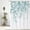Leaf Green, variant on Watercolor Floral Shower Curtain, Brown Beige Flower Bath Curtain for Bathroom, with 12 Hooks 72x72 Inches