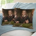 thumbnail image 3 of Harry Potter Fundas de almohada de terciopelo con tema, regalos de funda de almohada, decoración para el hogar, cojín de lanzar, regalo de cumpleaños para fans y parejas. 40cm x 40cm., 3 of 6
