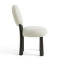 thumbnail image 6 of Sulley Cream Chenille Dining Chair, 6 of 8