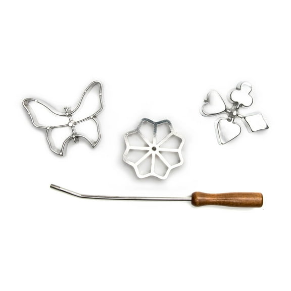 Fox Run Rosette Set, Cast-Aluminum, 4-Piece