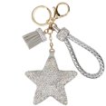 thumbnail image 1 of Porte-clés et Porte-Clés pour Femmes Crystals avec Pompon, 1 of 5