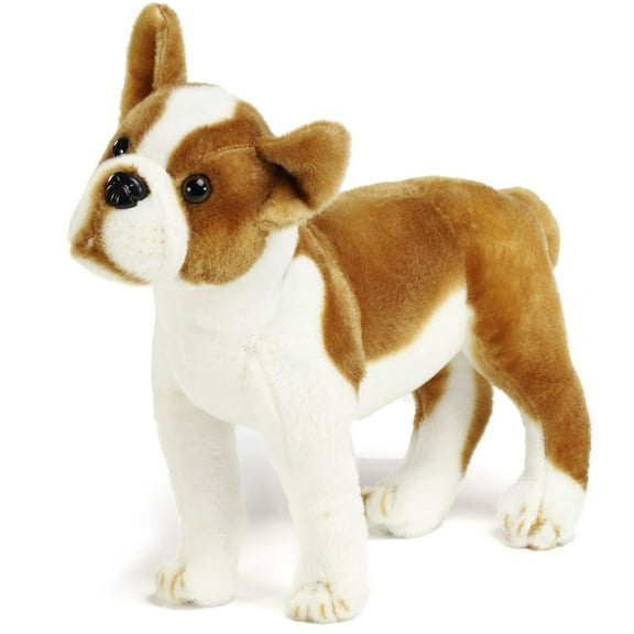 Bobby The Boston Terrier Boxer - 14.5 Inch Large Dog Stuffed Animal Plush - by TigerHart Toys