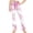 Pink, variant on Girls Leggings Winter High Waist Legging Pants Elastic Soft Fashion Print Straight Leg Yoga Pants Purple Size 12 Years