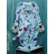 thumbnail image 3 of Mono de pijama de una pieza de vaca azul para mujer, ropa de dormir de invierno, camisón de franela, Anime, dibujos animados, Kigurumi, ropa de casa para adultos, 3 of 4