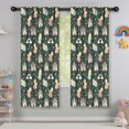thumbnail image 5 of Blackout Kids Curtains,Dark Green Princess Castle Rainbow Pattern Childrens Insulated Curtains Set Of 2,Bedroom Essentials,Toddler Room Decor 42"x63", 5 of 5