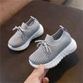 thumbnail image 4 of WEIYLL Shoes for Boys Girls Cute Mesh Non First Grey Baby Sports Shoes 5-5.5 Years, 4 of 5