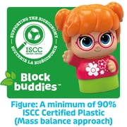 MEGA BLOKS Catie Convertible Fisher-Price Toy Blocks with 1 Figure (6 Pieces) for Toddler