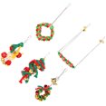 thumbnail image 1 of Juguetes de Pájaros, Divertido Atractivo Atractivo de 5 PCS Swing Lindo Con Campanas para la Decoración Del Día de Navidad Para Masticar Swing de Juguete Soporte para Pájaros, 1 of 7
