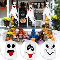 Halloween Windsocks Hanging Ghost Decorations, 47" Flag Wind Socks for Home Yard Outdoor Decor Party Supplies