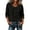*Black, variant on Women's Peter Pan Collar Button Down Blouse , Ladies' Long Sleeve Babydoll Shirt , Casual Loose Fit Peplum Top For Women, Black , S-2XL