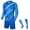 Blue, variant on KELME Soccer Goalkeeper Jersey Pro Set Uniform - Padded Goalkeeper Shirt