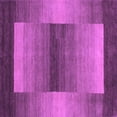 thumbnail image 1 of Ahgly Company Indoor Square Abstract Purple Contemporary Area Rugs, 3' Square, 1 of 4