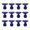 Middle, variant on 12pcs Dents Removal Pulling Tabs Dents Puller Tabs Repair Tool Removal Tool Auto Maintenance