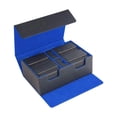 thumbnail image 1 of Caja de almacenamiento para tarjetas coleccionables, caja de almacenamiento con divisor, cajas de tarjetas deportivas coleccionables multifuncionales Interior azul y gris., 1 of 9