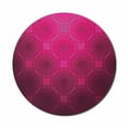 thumbnail image 1 of Magenta Mouse Pad for Computers, Disc Shaped Fluid Dynamics with Circular Spherical Forms Whirls Rings Print Image, Round Non-Slip Thick Rubber Modern Gaming Mousepad, 8" Round, Magenta, by Ambesonne, 1 of 2