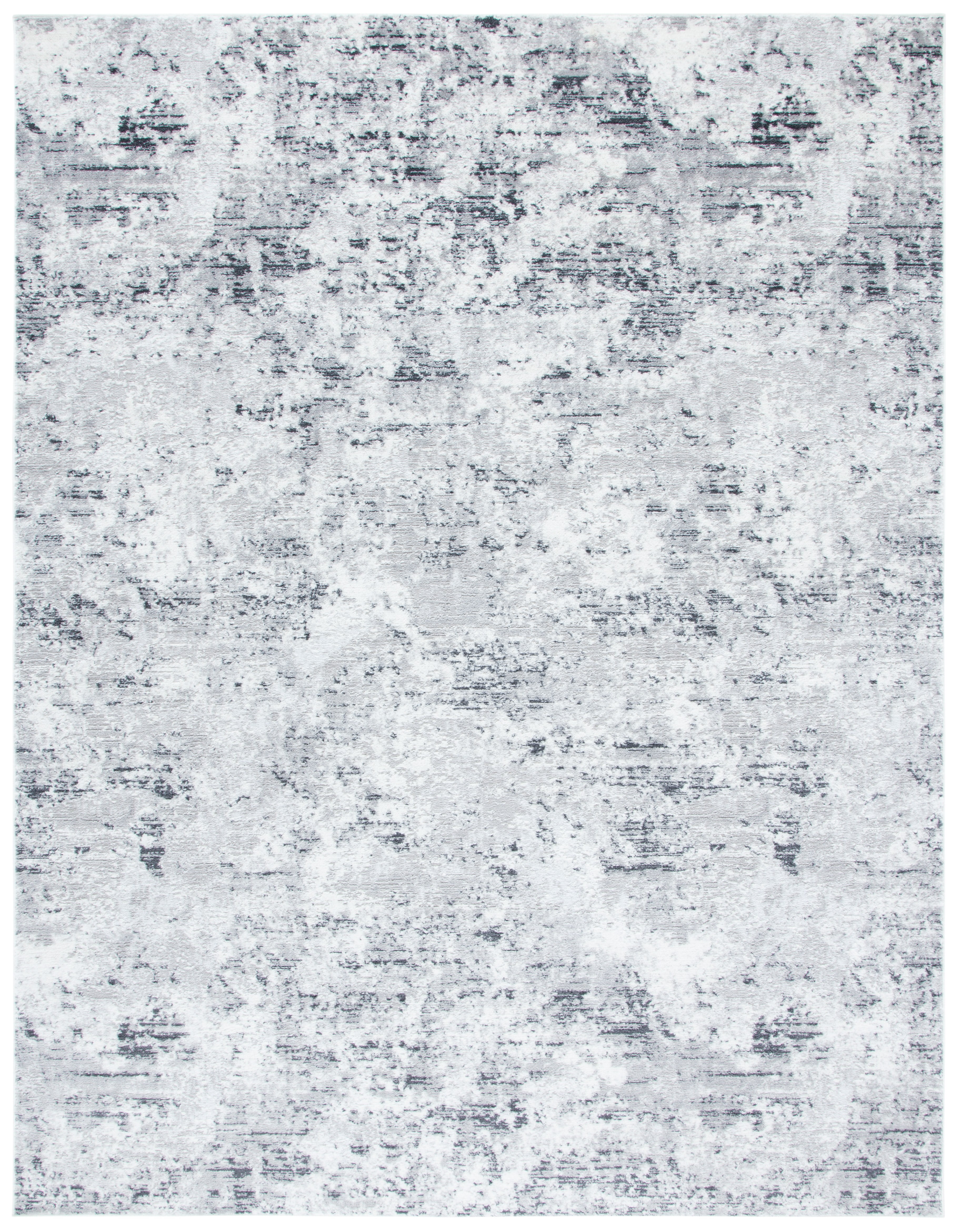 SAFAVIEH Amelia Alastar Abstract Distressed Area Rug, Gray/Ivory, 8' x 10'