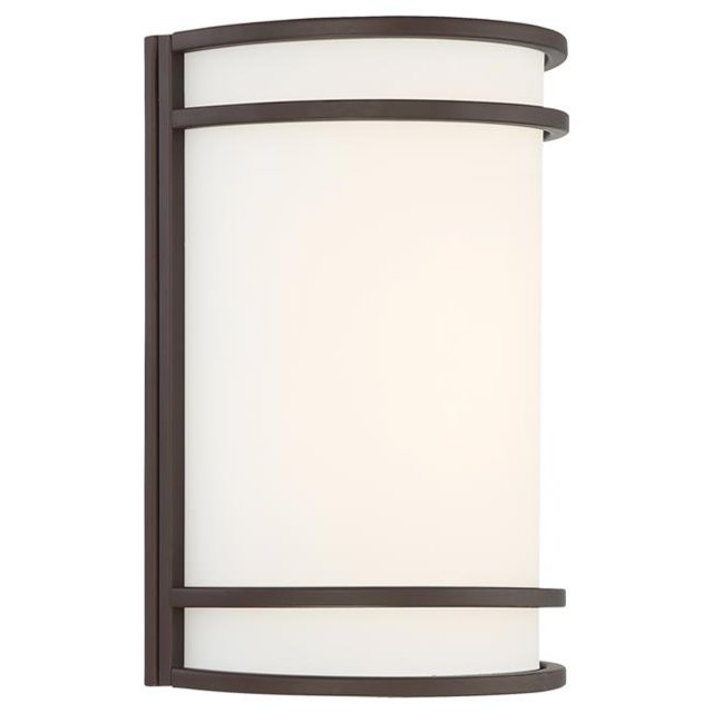 Access Lighting 62165LEDDLP-BRZ-FST Lola 7 in. Bronze ADA Wall Sconce LED Wall Light, Frosted