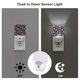 thumbnail image 3 of Fotbe Rainbow Unicorn And Cat Icecream Luz Nocturna LED, Luz de Noche con Sensor de Luz Natural de Anochecer a Amanecer, Se Enchufa a la Pared, Blanco Cálido 0.5W-UK, 3 of 7