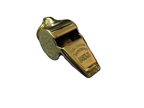 ACME Thunderer Polished Brass Whistle 60.5 small