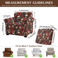 thumbnail image 5 of CHAQLIN 2 Piece Couch Covers Skull And Red Roses Pattern Couch Sofa Cover, Individual Cushion Cover Brushed with Modern for Living Room, 5 of 5