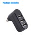 thumbnail image 5 of USB Splitter 3 Ports USB Hub Adapter Rotatable Data Hub 2,0 Extender para Mac... Laptop... Surface Pro... PS4... PC... Flash Drive... Mobile HDD lyd modelStyleType, 5 of 9