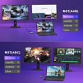 thumbnail image 3 of Kozyc Adaptador Usb C A Hdmi Dual 4K@60Hz Tipo C A Hdmi Splitter Pantalla Extendida Para Macbook/Macbook Pro Air Dell Xps13/15 Samsung Galaxy S9/S9+ [Modo Mst (Pantallas Extendidas) Solo Para Win Os], 3 of 5