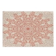 thumbnail image 1 of Mandala Cutting Board, Rural Meadow Wild Flowers Twigs and Blooms Round Bouquet Corsage Pattern, Decorative Tempered Glass Cutting and Serving Board, Large Size, Peach Salmon, by Ambesonne, 1 of 1