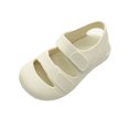 thumbnail image 3 of FSYBOA Girls Sandals, Casual Non-Slip Closed Toe Beach Kids Summer Shoes White Size 10(Little Kids), 3 of 7