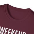 thumbnail image 3 of Novelty Weekends Forecast Snowboarding Leisure Enthusiast  Hilarious Snow Boarder Skiing Wake Boarding Sport  Unisex Softstyle T-Shirt, 3 of 4