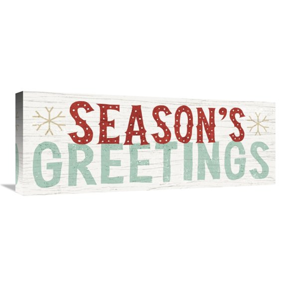 Global Gallery's 'Holiday on Wheels XVII' By Michael Mullan Stretched Canvas Wall Art