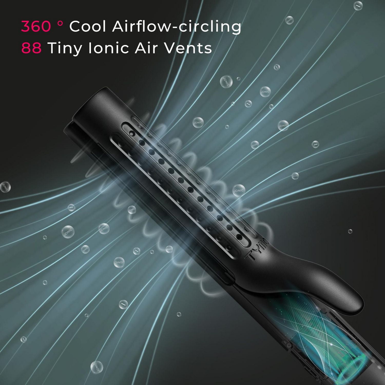 TYMO Airflow<br>2 in 1 Hair Curler and Straightener