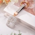 thumbnail image 3 of Encanto de letra B de Uxcell, encanto de alfabeto de rhinestone para hacer joyas, blanco, 3 of 6