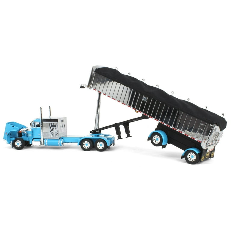 First Gear DCP 1/64 Cyan Peterbilt 379 60