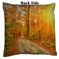 thumbnail image 2 of PKQWTM Pathway through the autumn forest Reversible Mermaid Cushion Cover Home Decor Sequin Pillow Case Size 18x18 inches, 2 of 2