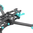thumbnail image 3 of M Buder Mark4 5 pulgadas FPV Marco de Fibra de Carbono 225mm Drone Cuadricóptero Azul, 3 of 9