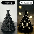 thumbnail image 4 of Retro Tabletop Christmas Trees, Table Top Christmass Tree with Lights, Artifical Christmas Trees That Light Up, Seasonal Tabletop Home Festive Ornament, 4 of 9