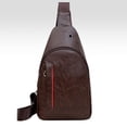 thumbnail image 1 of Strap Bag Crossbody Backpack With With Headphone Hole Strap Backpack Hiking Backpack Multipurpose Crossbody Chest Bag, 1 of 8