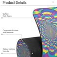 thumbnail image 4 of Yayeee Faucet Mat for Kitchen Sink 14.7" Diatomite Long Splash Guard Pad, Psychedelic Pattern, 4 of 7