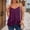 Purple, variant on Tank Tops for Women Off Shoulder Ruffle Casual Summer Flowy Beach Dress Camisoles for Women Beige L