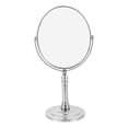 thumbnail image 1 of Miangastore 1 Pc Metal Mirror Desktop Mirror Double-sided Makeup Mirror Vanity Mirror, 1 of 9