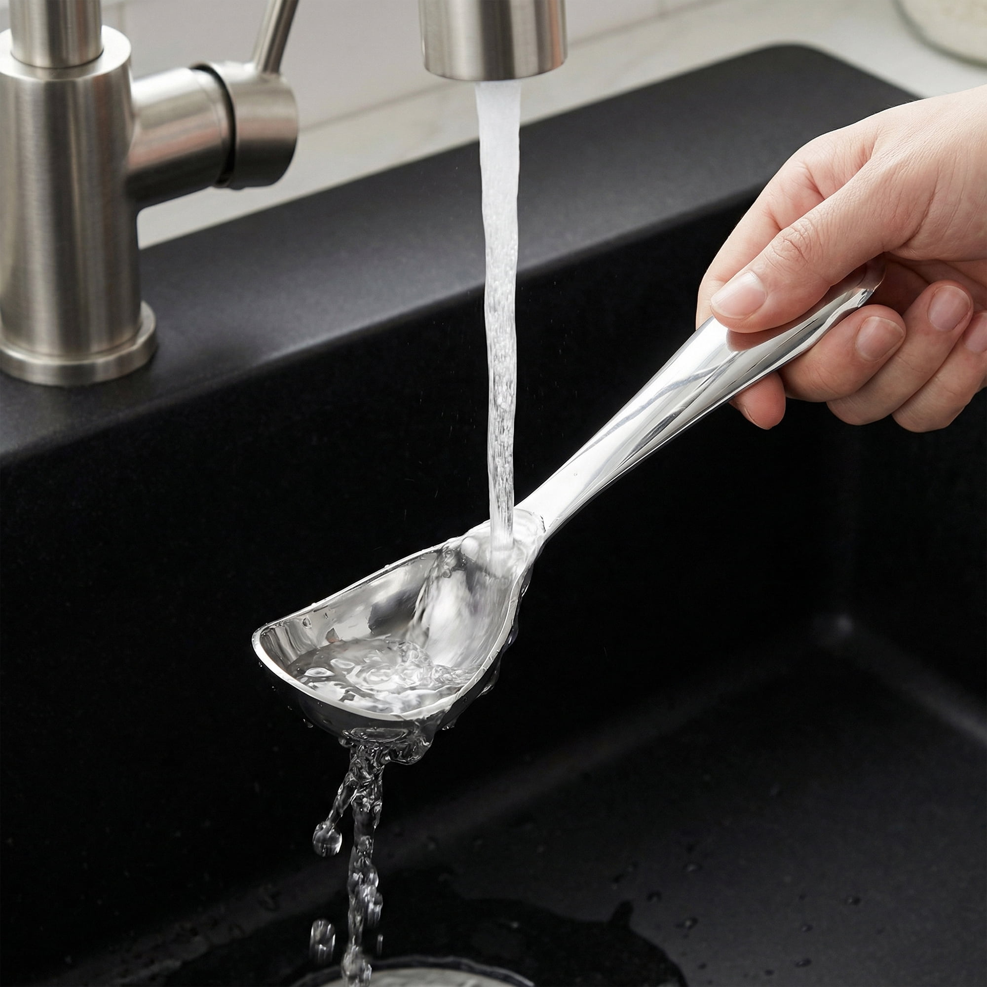 Unique Bargains Stainless Steel Ice Cream Scoop for Cookie Dough Silver 6.3in