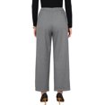 thumbnail image 3 of INSPIRE CHIC Work Pants for Women Elastic Waist Straight Business Casual Office Long Trousers with Pockets XS Black, 3 of 6