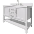 thumbnail image 5 of Ariel R055SWQOVOWHT Bayhill 54" Free Standing Single Basin Vanity Set - White, 5 of 7