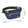 thumbnail image 3 of Openpig Fanny Pack for Men Women, Waterproof Sports Waist Bag Pack, Belt Bag for Travel Hiking Running, 3 of 3