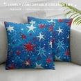 thumbnail image 3 of Creowell Blue Fireworks 4Th of July Pillow Case Cooling Pillow Slip Animal Queen King Pillow Case Bed Decor Pillowcase, 3 of 5